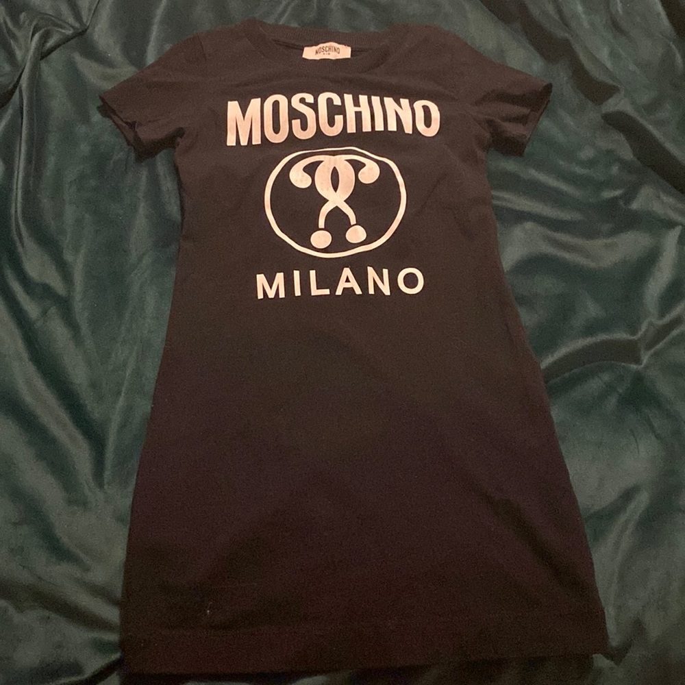 Authentic Moschino kids size 6 black dress